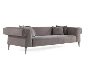 SOHO - 3 seater leather sofa by Gianfranco Ferré Home - view 3